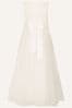 Monsoon Natural Alice Lace Bodice Tulle Maxi Dress