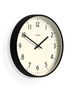 Jones Clocks Black Studio Wall Clock