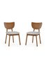 Julian Bowen Ash Set Of 2 Lowry Dining Chairs