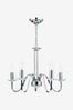 Dar Lighting Chrome Pique 5 Light Fitting