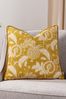 Evans Lichfield Saffron Chatsworth Heirloom Piped Cushion