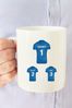 Personalised Sports Shirt Mug by The Gift Collective