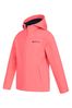 Mountain Warehouse Coral Pink Exodus Kids Water Resistant Softshell