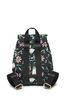 Estella Bartlett Black Floral Mini Copperfield Floral Backpack