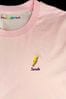 Personalised Embroidered Rainbow Bolt T-Shirt Wing by Percy & Nell