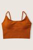 Victoria's Secret PINK Cinnamon Spice Seamless Lightly Lined Low Impact Sports Bra