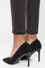 Lipsy Black Regular Fit Comfort Mid Heel Court Shoes
