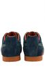 Gola Navy Blue/ Sage Green/ Orange Harrier Suede Lace-Up Trainers