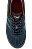 Gola Navy Blue/ Sage Green/ Orange Harrier Suede Lace-Up Trainers