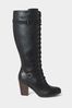 Joe Browns Black Sharp and Smart Leather Lace Up Boots