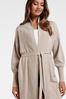 Forever New Nude Charlie Longline Cardigan