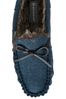 Dunlop Navy Blue Regular Fit Full Shoe Fur Lined Slippers - Men's