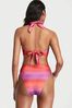 Victoria's Secret Sunset Ombre Red Halter Bikini Top