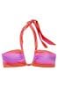 Victoria's Secret Sunset Ombre Red Halter Bikini Top