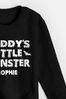 Personalised Daddy's Little Monster Jumper for Girls by Dollymix