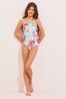 Lipsy Blue Floral Swimsuit