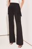 Buy Lipsy Wide Leg Belted Satin Cargo Trousers from Next Ireland