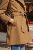 A-Z Boys Brands Camel Belted Double Breasted Trench Coat