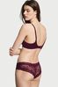 Victoria's Secret Kir Red Posey Lace Cheeky Knickers