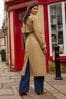 Love & Roses Camel Classic Belted Trench Coat