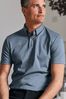 Charles Tyrwhitt Blue Short Sleeve Jersey Polo Shirt