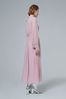 leem Pink Belted Maxi Dress