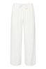 Long Tall Sally White Linen Crop Trouser