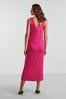 PIECES Pink Sleeveless Jersey Maxi puff Dress