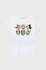 Brands In WHITE Mickey Mouse Gradient Mickey Boys Heather Grey  Disney T-Shirt