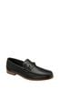 Frank Wright Black Men's Leather Loafers