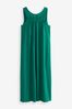 Athleta Green Echo Sleeveless Midi Dress