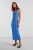 PIECES Blue Sleeveless Jersey Maxi Dress