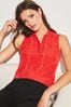 Lipsy Red Chain Detail Sleeveless Blouse
