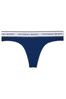Victoria's Secret Academy Blue Thong Logo Thong Knickers