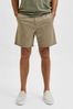 Selected Homme Camel Brown Chino Lace Shorts