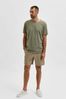 Selected Homme Camel Brown Chino Lace Shorts