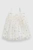 Gap White Metallic Brannan Bear Tulle Dress Set - Baby