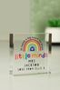 Personalised Shape Little Minds Teacher Crystal Token by PMC