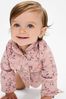 Gap Pink LoveShackFancy Baby Floral Icon Denim montant Jacket