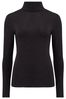 Pour Moi Black Glitter Second Skin Thermal Roll Neck Top