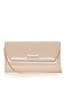 Lipsy Nude Envelope Clutch Occasion Bag