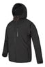 Mountain Warehouse Black Bachill Mens Waterproof Jacket