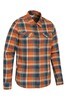 Mountain Warehouse Burnt Orange Trace Mens Flannel Long Sleeve Shirt