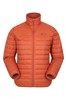 Mountain Warehouse Orange Featherweight Down Mens Jacket