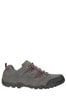 Mountain Warehouse Black and Grey Outdoor Lii Mens Walking Shoes