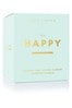 Katie Loxton Sentiment Candle | Be Happy| Pomelo and Lychee Flower | 160g