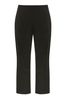 Yours Black Curve 32 inch Pull On Wide Leg Trousers