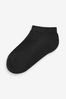 Black 5 Pack Cushioned Trainer Socks