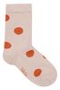Girls Ivory/Pink Cotton Blend Socks Two Pack