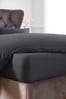 Charcoal Grey Extra Deep Fitted 300 Thread Count Collection Luxe 100% Cotton Sheet